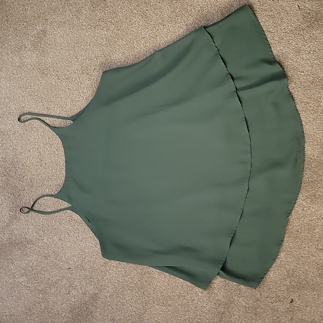 Green Cami / Medium / Euc